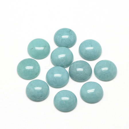 Natural White Jade Cabochons G-R416-12mm-07-1