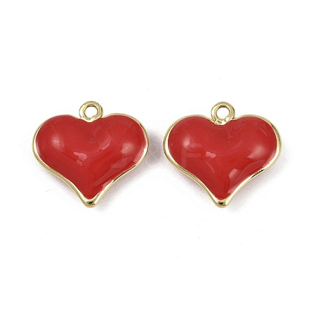 Brass Enamel Pendants KK-I358-002G-B01-1