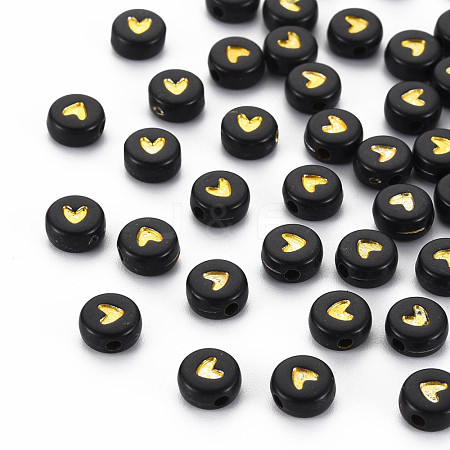 Opaque Acrylic Beads MACR-N008-18-1