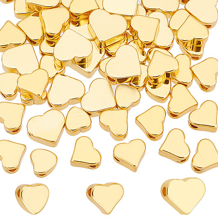 60Pcs 3 Style Brass Beads KK-PH0005-55-WH-1