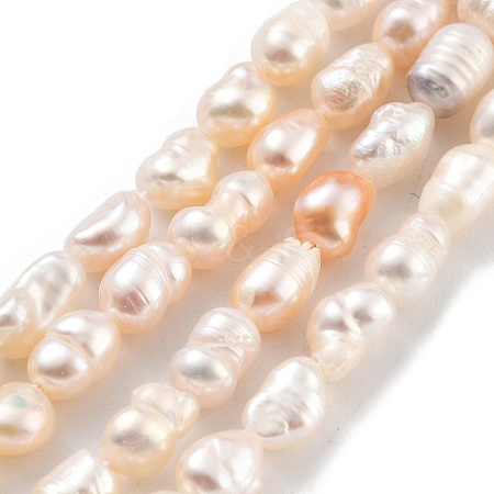 Natural Cultured Freshwater Pearl Beads Strands PEAR-P062-16A-1