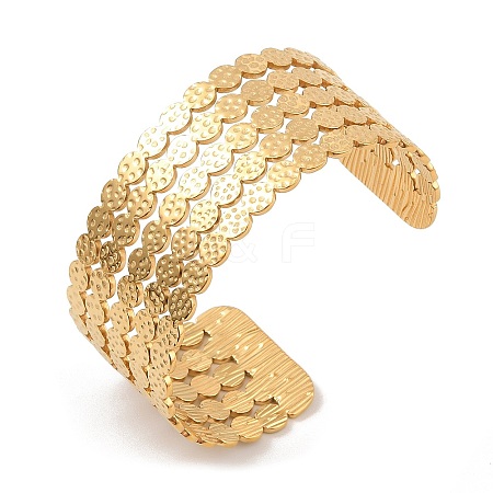 Hollow Wide Version Open Cuff Bangles BJEW-U006-03G-04-1