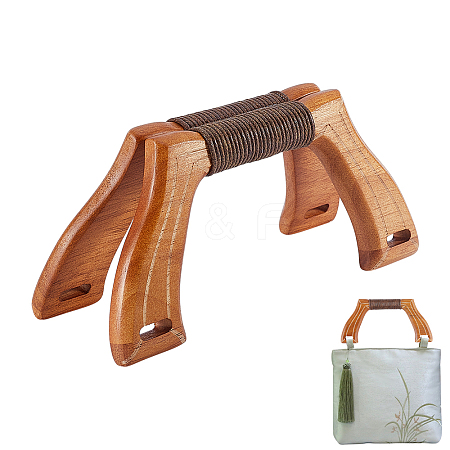 2Pcs Wooden Bag Handles FIND-PH0059-76A-1