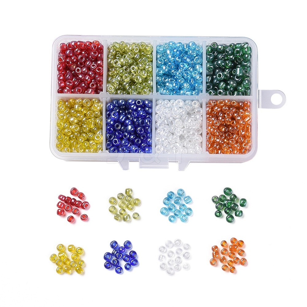 Wholesale 6/0 Round Glass Seed Beads - Jewelryandfindings.com