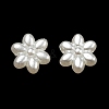ABS Imitation Pearl Beads X-OACR-K001-12-3