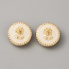 Alloy Enamel Buttons BUTT-WH0029-12B-01KCG-1