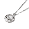 304 Stainless Steel Pendaant Necklaces NJEW-D047-01P-2
