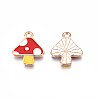 Autumn Theme Alloy Enamel Charms ENAM-S115-143A-2