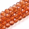 Baking Paint Transparent Glass Beads X1-DGLA-A035-T6mm-A04-1