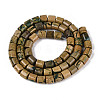Natural Verdite Stone Beads Strands G-T141-89A-2