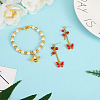 Cheriswelry 44Pcs 22 Style Alloy Enamel Charms ENAM-CW0001-09-14