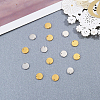 20Pcs 2 Colors 304 Stainless Steel Stamping Blank Tag Charms STAS-CJ0001-155-5