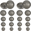 40Pcs 3-Hole Brass Buttons BUTT-CY0001-18B-1