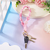 Cotton Braided Flower Pendant Decorations AJEW-TAC0030-032G-07-5