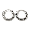 316 Surgical Stainless Steel Hoop Earrings EJEW-D096-19A-AS-1