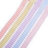 25 Yards 5 Colors Polycotton(Polyester Cotton) Ribbon OCOR-TAC0030-02B-11