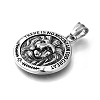 304 Stainless Steel Pendants STAS-P387-01AS-2