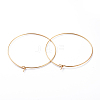 316 Surgical Stainless Steel Hoop Earring Findings STAS-J025-01F-G-1