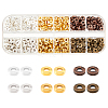 ARRICRAFT 600Pcs 6 Colors Tibetan Style Spacer Beads FIND-AR0001-70-1