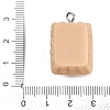 Opaque Resin Pendants RESI-S016-01D-3