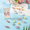 20Pcs 4 Styles Glass Ice Cream Pendants PALLOY-TAC0242-03-7