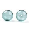 Transparent Blow High Borosilicate Glass Globe Beads X-GLAA-T003-09E-1