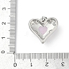 Brass Micro Pave Clear Cubic Zirconia Pendants KK-R213-13P-3