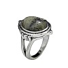 Oval Natural Labradorite Finger Rings WG970F5-04-5