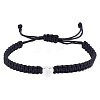 1Pc Adjustable Nylon Cord Braided Bracelets for Women Men BJEW-LP0001-34P-P-1
