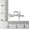 304 Stainless Steel Connector Charms STAS-P344-01P-3
