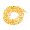 Electroplate Glass Beads Strands EGLA-D031-01Q-5