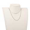 304 Stainless Steel Singapore Chain Necklaces NJEW-JN02930-02-4