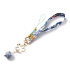 Brass Pendant Keychains HJEW-WH0039-15A-2