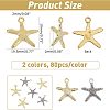 2 Styles Tibetan Style Alloy Pendants TIBEP-CA0001-05-2