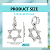 20Pcs Brass Micro Pave Clear Cubic Zirconia Charms KK-BC0015-34P-2