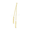 Brass Coreana Chain Tassel Big Pendants KK-P227-12G-2