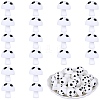 20Pcs Mushroom Silicone Focal Beads JX901C-2