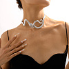 Punk Style Alloy Choker Necklaces for Women WGA180C-11-1