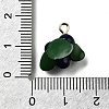 Brass Acrylic Pendants OACR-R006-01G-09-3