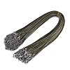 Waxed Cotton Cord Necklace Making LS-MAK-S034-020-1