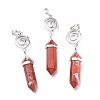 Natural Red Jasper Pointed Big Pendants G-D0021-01P-07-2