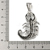 316 Surgical Stainless Steel Pendants STAS-Z073-117AS-3