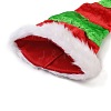 Stripe Plush Cloth Pattern Christmas Hats AJEW-B030-02-3