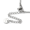 Non-Tarnish 304 Stainless Steel Ball Chain Necklaces NJEW-I126-10P-3