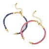 8Pcs 8 Colors Nylon Cord Bracelets MAK-FS0001-05-2