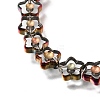 Electroplated Transparent Glass Beads Strands GL-CBA98F0-09D-2
