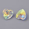 Faceted Glass Charms X-RGLA-L026-B05-2