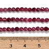 Natural Red Tourmaline Beads Strands GG-CBA77FB-B01-3mm-A-4