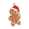 Christmas Theme Alloy Enamel Pendants ENAM-Q509-02KCG-01-1