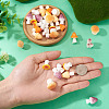 30Pcs 6 Styles Mushroom Series Resin Display Decorations DJEW-TA0001-21-6